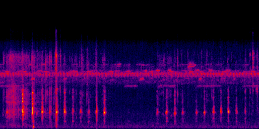 Espectrograma del canto de Tucancillo Verde