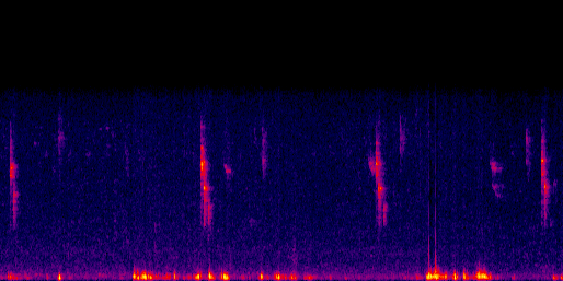 Espectrograma del canto de Tangara Veranera